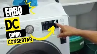 ERRO DC NA MÁQUINA DE LAVAR SAMSUNG LAVA E SECA