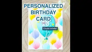 Personalized Birthday Card