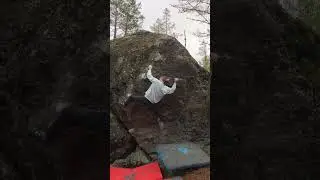 Tyhm&auml;kulma 7C, Sarkanen #kiipeily #Sarkanen #bouldering