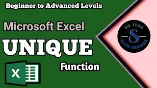 How to Count Unique Values Among Duplicates |MS Excel Unique Function | Bangla Tutorial-Unique Value