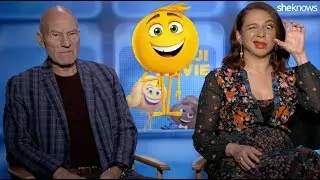Patrick Stewart, Maya Rudolph, T.J. Miller, Jake T. Austin discuss The Emoji Movie and Donald Trump