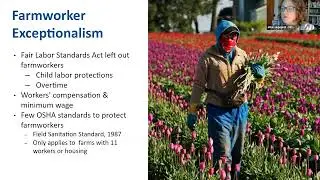 Agricultural Worker Health 102: Supporting Agricultural Worker Health