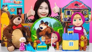 94 Minutes Satisfying with Unboxing Cute & Fun Masha and The Bear Toys Collection ASMR 🌿🍂