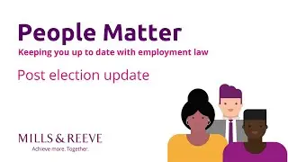 People Matter:  Post election update