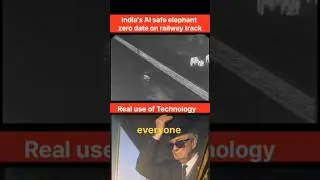India's AI safe elephant| 0  death on railway track