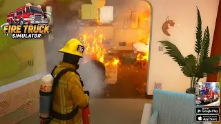 Fire Truck Rescue Sim 3D Games | New Mobile Gameplay 