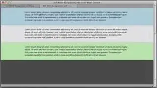 Full Width Background with Fixed Width Content (CSS)