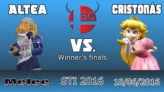 STI 2016 - Melee Winners Finals (Part 2) - Altea (Sheik) vs Criston&aacute;s (Peach)