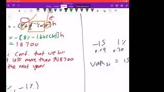 Conditional VaR & Stochastic Interest Rate