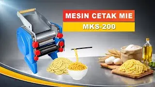 Usaha Mie Naik Kelas! Mesin Cetak Mie MKS-200 Maksindo Lebih Kuat & Higienis