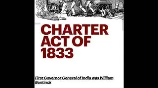 #kpsc2020 #upsc2020 #uppcs2020 #mppcs2020 Charter Act of 1833 | Important for prelims 2020