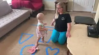 IDCs At Home Sensory Activities: Gross Motor Play with Shapes