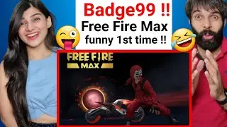 Badge99 First Free Fire Max Best Funny Gameplay - Garena Free Fire Reaction