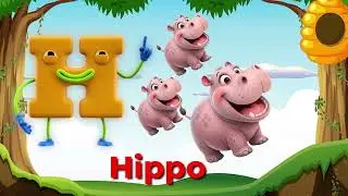H for Hen | H Sound Phonics Song for Kids | Learn Letter H