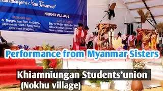 Myanmar (Burma) Students union  Dance in India || The Blood of Khiamniungan brothers and sisters