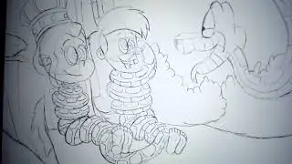 Petula and Unga meets Kaa the snake coils crossover with Yoshi Story music artwork stretch enjoy