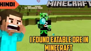 I found secret eatable ore in minecraft | #funny