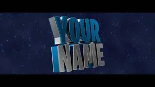 3D intro Template + Shockwave ~FREE DOWNLOAD~ (blender) (Your Name)