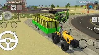 😱🎮 JCB || Loading Bori And Kubuta 5501 Trolley Tractor 🚜||Full video Interesting Guys 😛😯😎💪