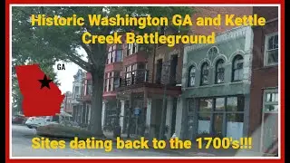 Wandering 1700's Revolutionary Battlefields and Historic towns in Georgia!
