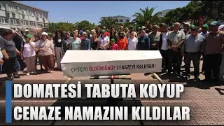 Çiftçi Domatesi Tabuta Koydu Cenaze Namazını Kıldı! 