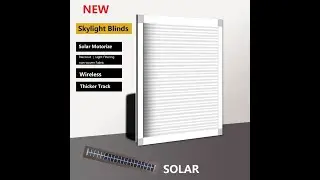 How To Install Solar Skylight Electric Roof Blinds