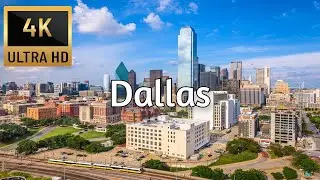 🇺🇸 DALLAS, TEXAS [4K] Drone Tour - Best Drone Compilation - Trips On Couch