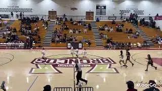 2nd quarter of Crews Middle Vs Grace Snell
