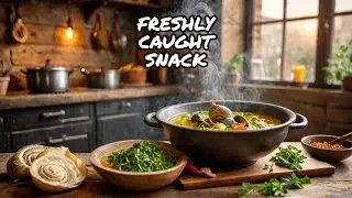 Yummy Snails Spicy Soup!!! Fishing Fresh Water Snails Cook, Eat Local Country style Delicious Foods