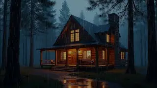 The Best Autumn Rainfall at the Forest Cabin🌧️🌲 Sleep Deeply with Rain Sounds