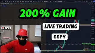 Live Trading SPY: 200% Gain In 1 Hour Using Market Structure Strategy (Options Trading)