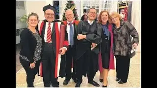 Conferment of Honorary Degree, Michael Bugeja, Distinguished Professor Emeritus, Iowa State Univ.