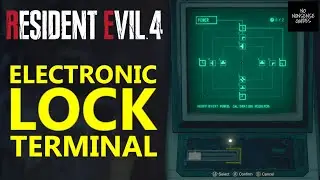 Resident Evil 4 Electronic Lock Terminal in Dissection - Freezer Puzzle - Insufficient Power