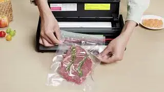 Fresko new model V6 Vacuum Sealer: Keep Food Fresh 8X Longer with One-Touch Magic!