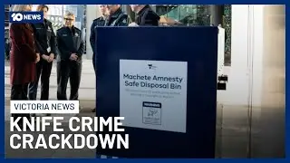 Victorian Government to Roll Out Machete Drop Boxes in Knife Crime Crackdown | 10 News