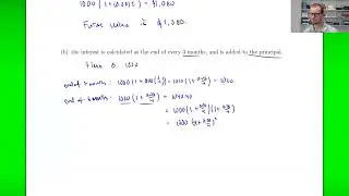 Exponential Function: Developing the Compound Interest Formula