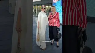 Вдохновилась цирком/ Образы с недели моды в Москве #модныепоказы #streetstyle #мода #mfw