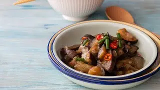 Easy Chinese-style Eggplant stir-fry recipe