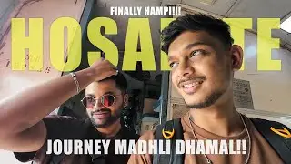 Goa Sodla, Hampi Kade Nighalo! 🛤️ | Madgaon to Hosapete Masti | Day 2 Part 1