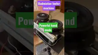 badminton shuttle feeder machine #diyprojects #aurdino #badmintonlovers #badmintonmachine#robot