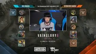 ROX Armada vs Detonation Gaming Game 3 Semifinal | Vainglory 8 EA Summer Championship 2017