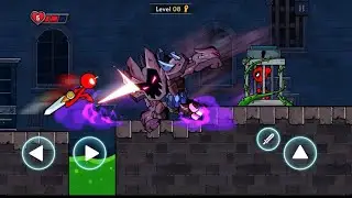 All Bosses - All Levels - Rescue All Friends - Red  Stickman Master(Android,ios)