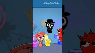 POV The Highest Fart Challenge - Tele, Black vs Raddy | Incredibox Sprunki #incredibox
