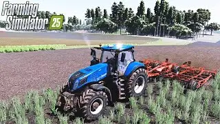 FS25 ULTRA GRAPHICS | Deep Cultivating New Holland T8.380 Genesis with KUHN Prolander 7500 | ReShade