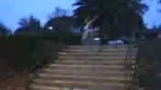 ryan jumping 10 stair on a scooter