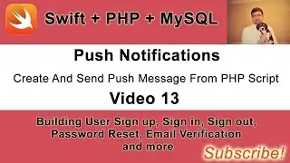Push Notifications. Video 13. Create and Send Push Message From PHP Script
