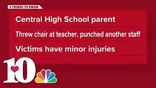 KPD: Central High School parent arrested after punching staff member, throwing chair