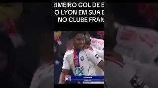 Primeiro gol de Endrick no Lyon