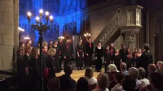 Čopi Ambrož: HE WISHES FOR THE CLOTHS OF HEAVEN for baritone solo & SATB div