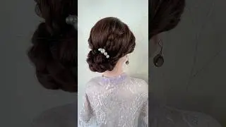 Урок по созданию элегантной высокой прически #прически #лайфхаки #урок по прическам #заколки #шеф...